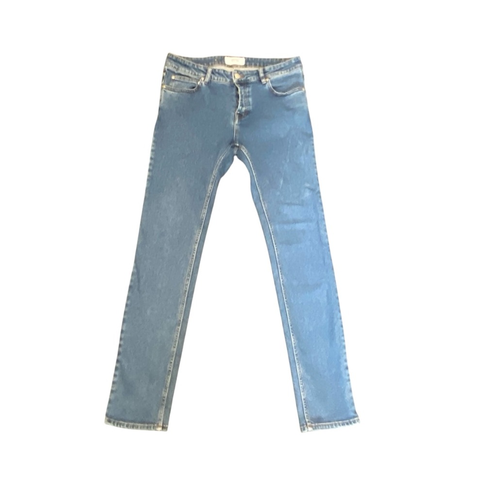 WESC Wesc Men's Button Down Buttondown Fly Straight Leg Denim Jeans Sz 31 X 32